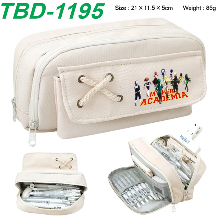 My Hero Academia Anime waterproof large capacity stationery box pencil case 21x11.5x5cm 85g