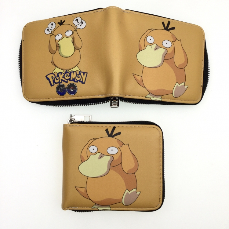 Pokemon Short zipper card wallet with foreskin clip 12X10CM