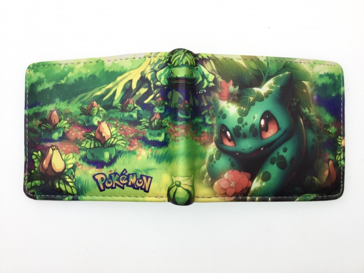 Pokemon Anime two fold  Short wallet 11X9.5CM 60G 