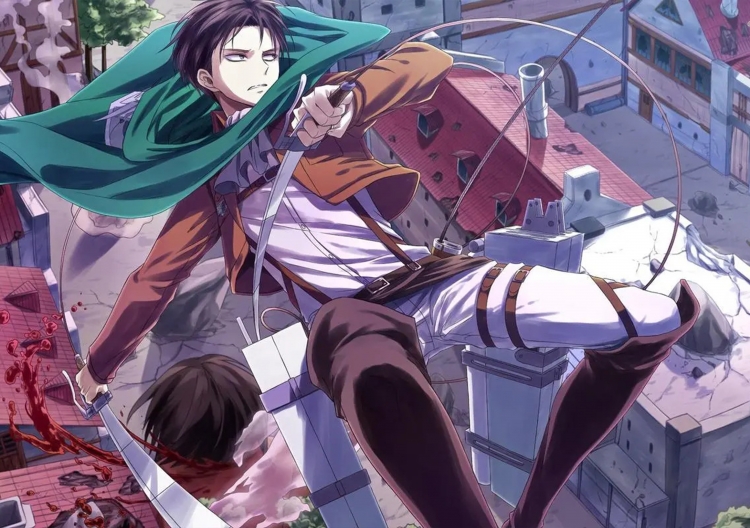 Shingeki no Kyojin Double sided acrylic light painting color changing light decorative painting ornament 22X15.5CM