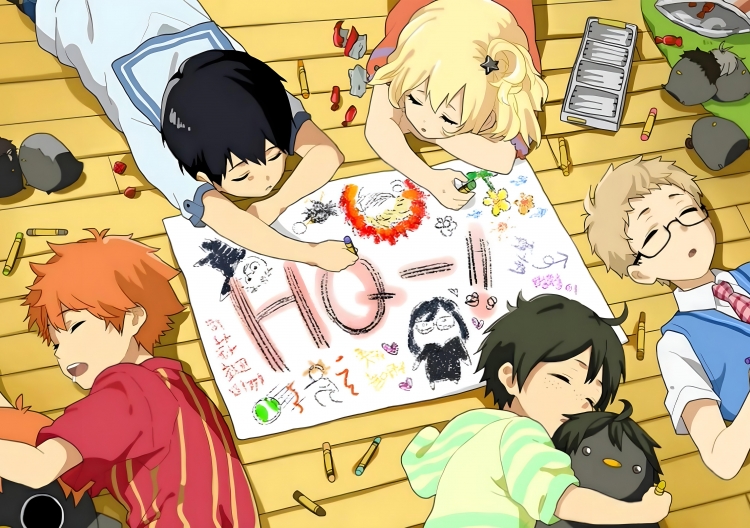 Haikyuu!! Double sided acrylic light painting color changing light decorative painting ornament 22X15.5CM