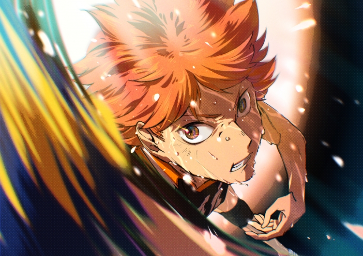 Haikyuu!! Double sided acrylic light painting color changing light decorative painting ornament 22X15.5CM