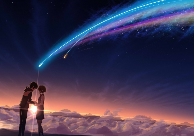 Your Name Double sided acrylic light painting color changing light decorative painting ornament 22X15.5CM