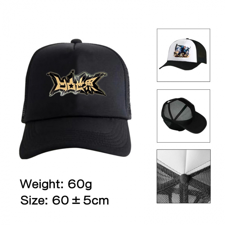 AOTU Anime peripheral color printed mesh cap baseball cap size 60 ± 5cm