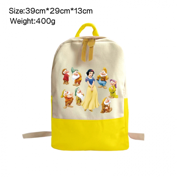 Disney Anime Surrounding Canvas Colorful Backpack 39x29x13cm