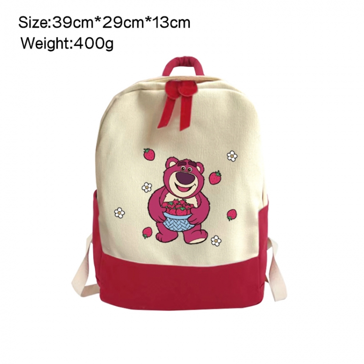 Disney Anime Surrounding Canvas Colorful Backpack 39x29x13cm