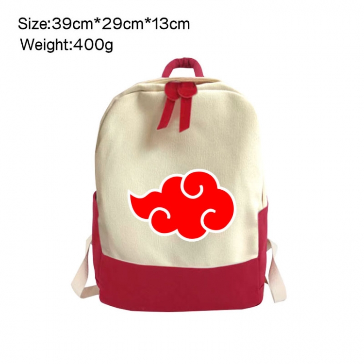 Naruto Anime Surrounding Canvas Colorful Backpack 39x29x13cm