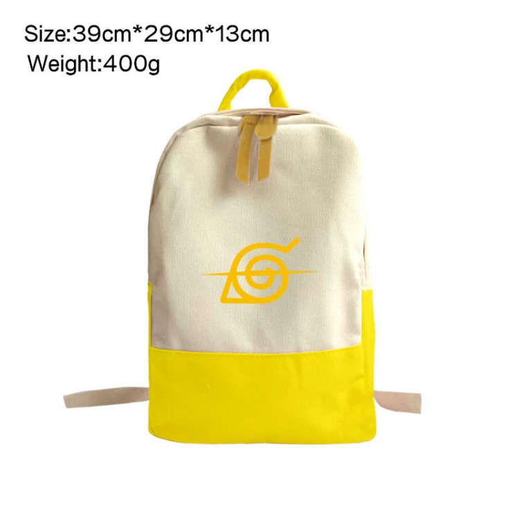 Naruto Anime Surrounding Canvas Colorful Backpack 39x29x13cm