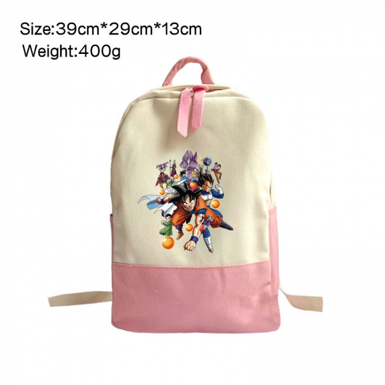 DRAGON BALL Anime Surrounding Canvas Colorful Backpack 39x29x13cm
