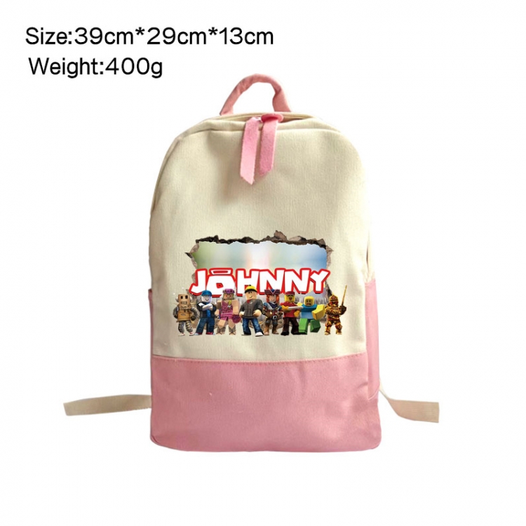 Roblox Anime Surrounding Canvas Colorful Backpack 39x29x13cm