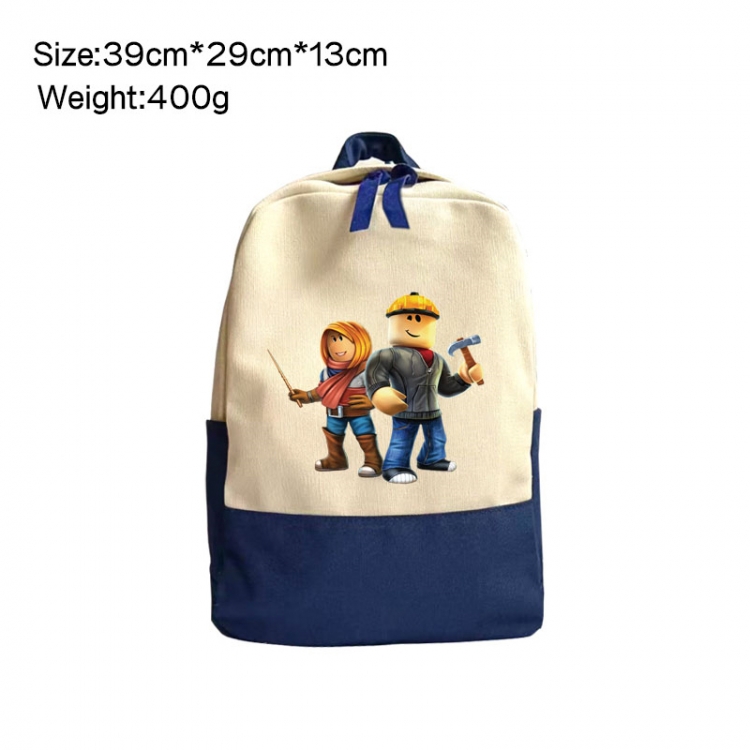 Roblox Anime Surrounding Canvas Colorful Backpack 39x29x13cm