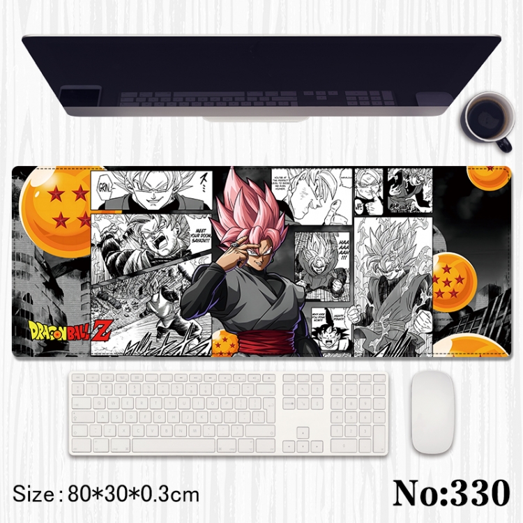 DRAGON BALL Anime peripheral computer mouse pad office desk pad multifunctional pad 80X30X0.3cm
