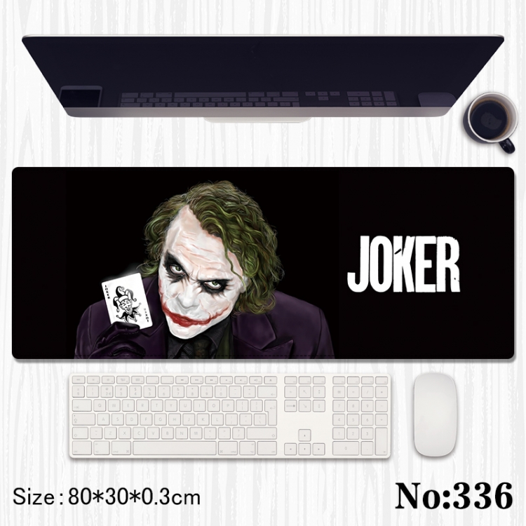Joker Jack Anime peripheral computer mouse pad office desk pad multifunctional pad 80X30X0.3cm