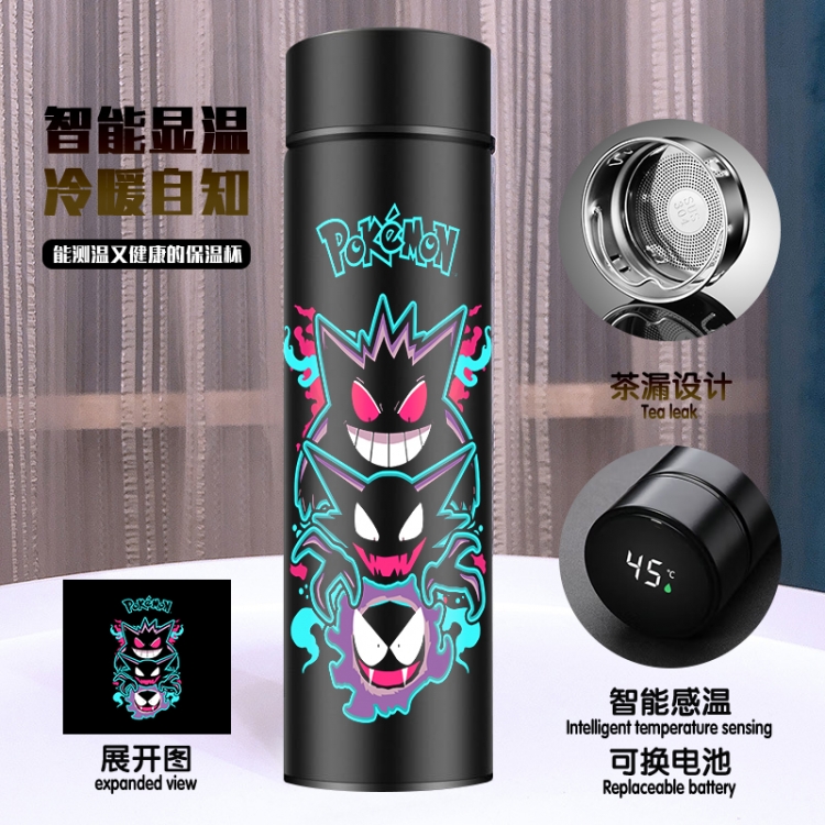 Pokemon Apparent temperature 304 stainless steel Thermos Cup 500ML