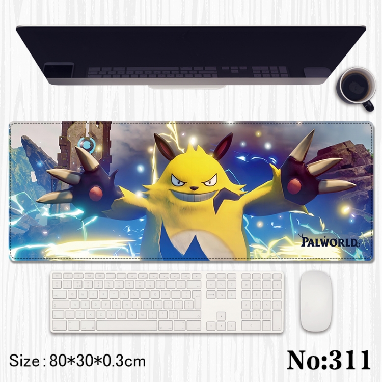 PALWORLD Anime peripheral computer mouse pad office desk pad multifunctional pad 80X30X0.3cm
