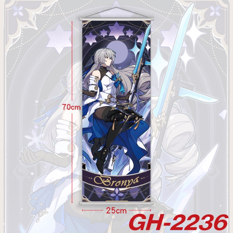 Toilet-bound Hanako-kun Plastic Rod Cloth Small Hanging Canvas Painting Wall Scroll 25x70cm price for 5 pcs