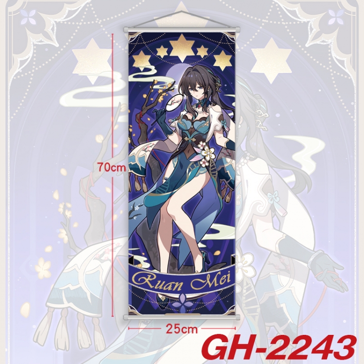 Toilet-bound Hanako-kun Plastic Rod Cloth Small Hanging Canvas Painting Wall Scroll 25x70cm price for 5 pcs