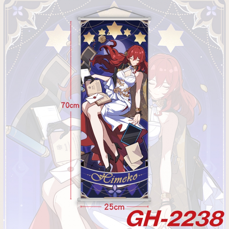 Toilet-bound Hanako-kun Plastic Rod Cloth Small Hanging Canvas Painting Wall Scroll 25x70cm price for 5 pcs