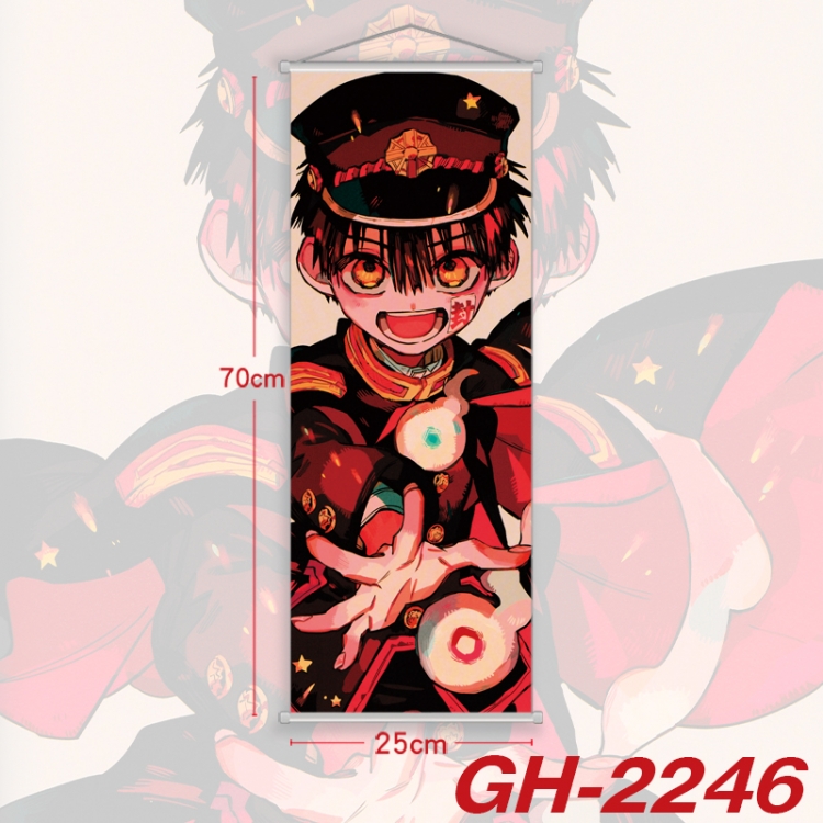 Toilet-bound Hanako-kun Plastic Rod Cloth Small Hanging Canvas Painting Wall Scroll 25x70cm price for 5 pcs
