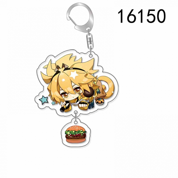 AOTU Anime acrylic Pendant Key Chain  price for 5 pcs