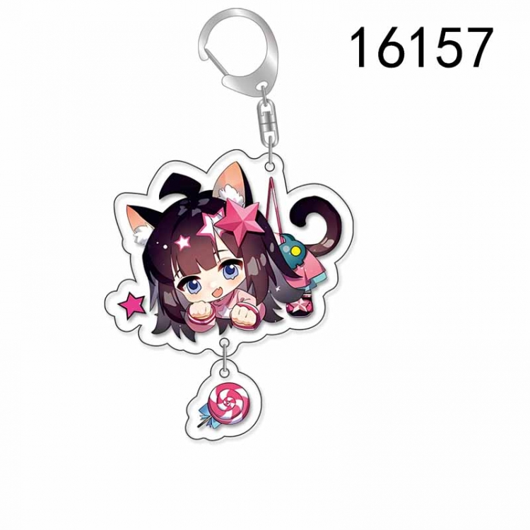AOTU Anime acrylic Pendant Key Chain  price for 5 pcs