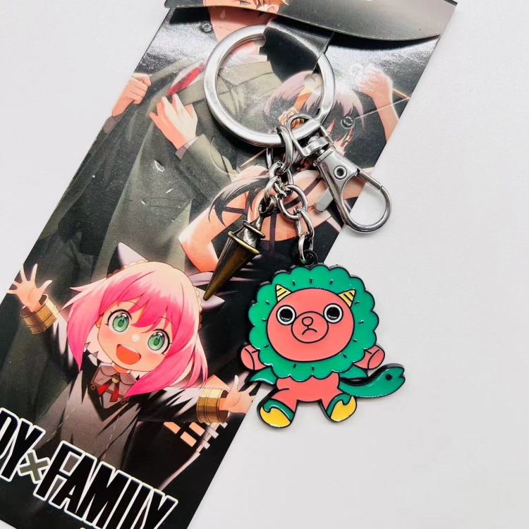 SPYxFAMILY Anime character 2 pendant metal keychain backpack pendant 2327