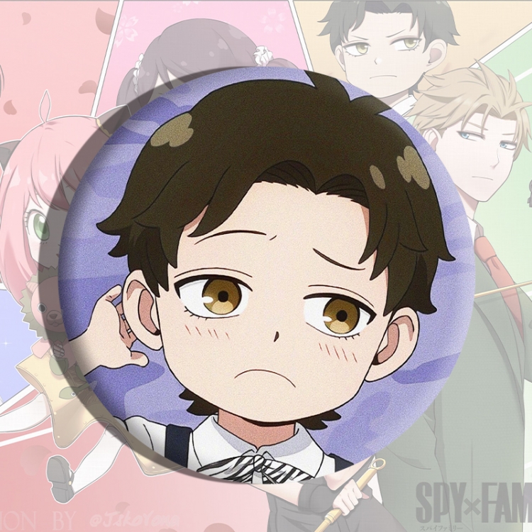 SPYxFAMILY Anime tinplate brooch badge price for 5 pcs