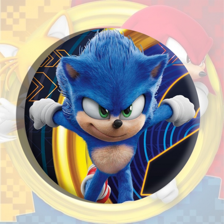 Sonic The Hedgehog Anime tinplate brooch badge price for 5 pcs