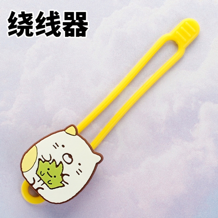 Corner creatures Mobile phone computer data cable  headphone winding device cable tie hub 10.5x3cm 5G price for 10 pcs 