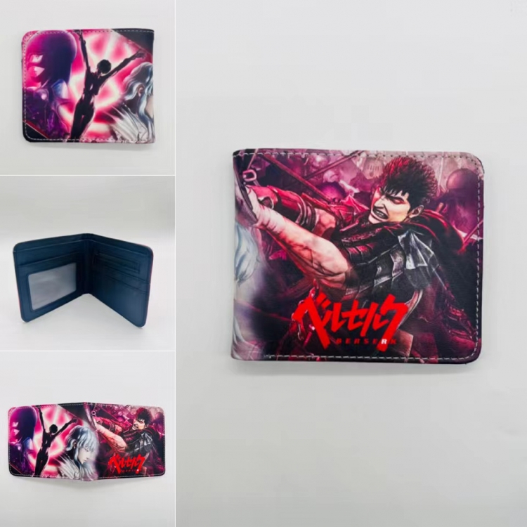 Berserk Full color Two fold short card case wallet 11X9.5CM  