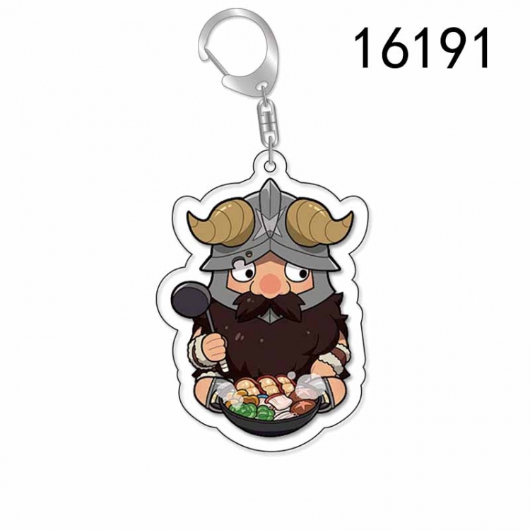 Delicious in Dungeon Anime Acrylic Keychain Charm price for 5 pcs