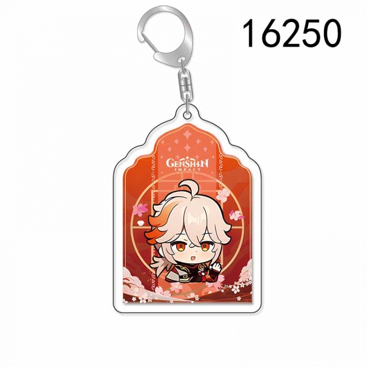 Genshin Impact Anime Acrylic Keychain Charm price for 5 pcs