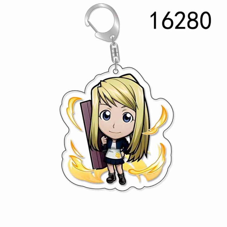 Fullmetal Alchemist Anime Acrylic Keychain Charm price for 5 pcs