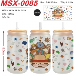 One Piece Anime frosted glass ...