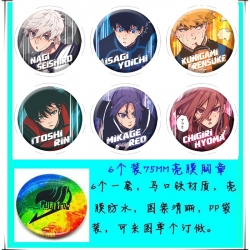 BLUE LOCK  Anime round Badge B...