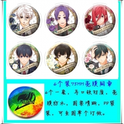 BLUE LOCK  Anime round Badge B...