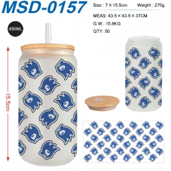 Bleach Anime frosted glass cup...