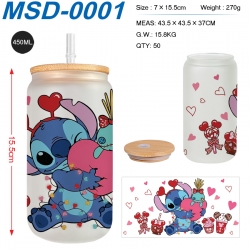 Lilo & Stitch Anime frosted gl...