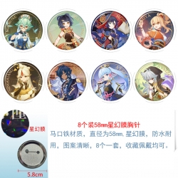 Genshin Impact Anime round Ast...