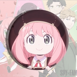 SPYxFAMILY Anime tinplate broo...