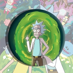 Rick and Morty Anime tinplate ...