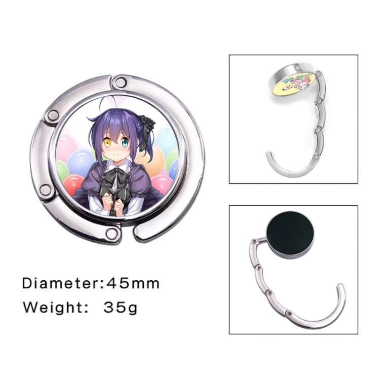 Chuunibyou Demo Koi Ga Shitai Anime folding bag hanger table edge bag hook 45mm
