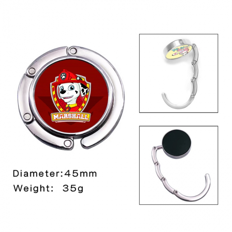 PAW Patrol Anime folding bag hanger table edge bag hook 45mm