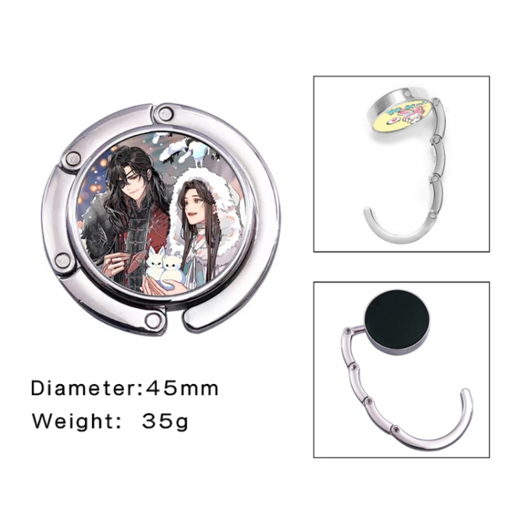 Heavenly Official Blessing Anime folding bag hanger table edge bag hook 45mm