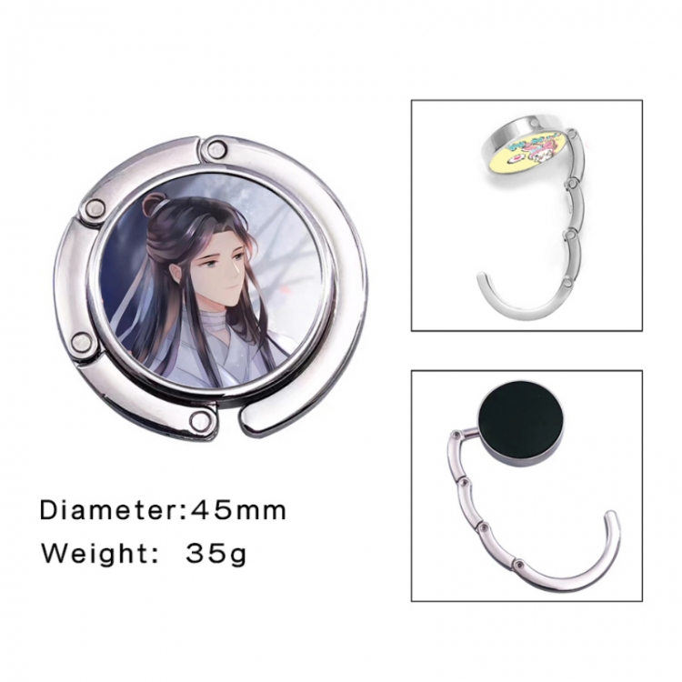 Heavenly Official Blessing Anime folding bag hanger table edge bag hook 45mm