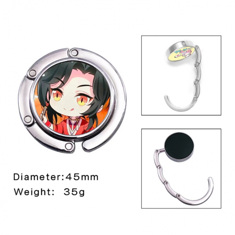 Heavenly Official Blessing Anime folding bag hanger table edge bag hook 45mm