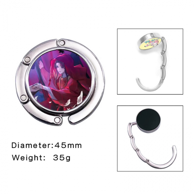 Heavenly Official Blessing Anime folding bag hanger table edge bag hook 45mm