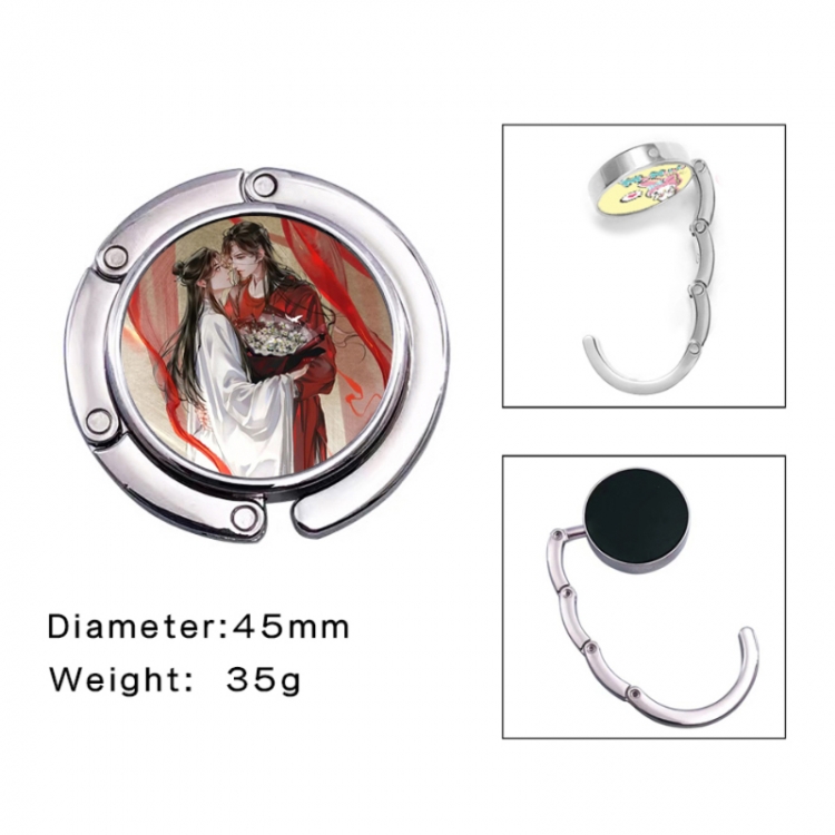 Heavenly Official Blessing Anime folding bag hanger table edge bag hook 45mm