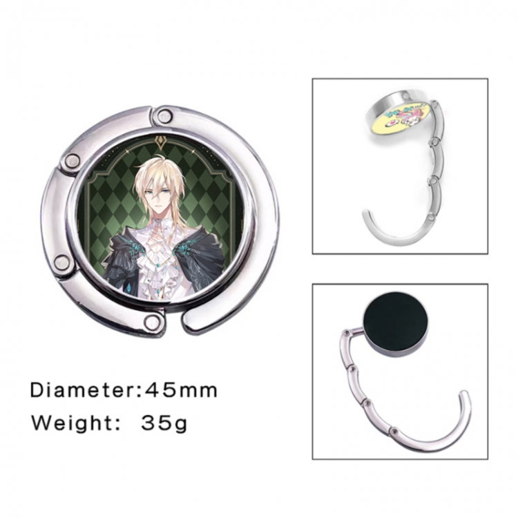For All Time Anime folding bag hanger table edge bag hook 45mm