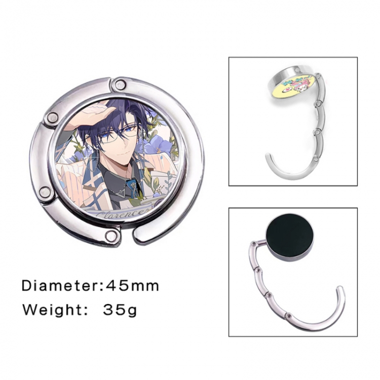 For All Time Anime folding bag hanger table edge bag hook 45mm